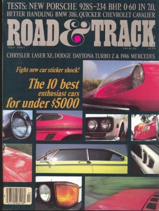 ROAD & TRACK 1983 JULY - FRISSBEE, 318i, 928S, 956